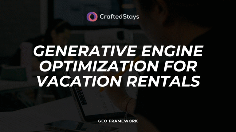 Generative Engine Optimization for Vacation Rentals (GEO Framework)