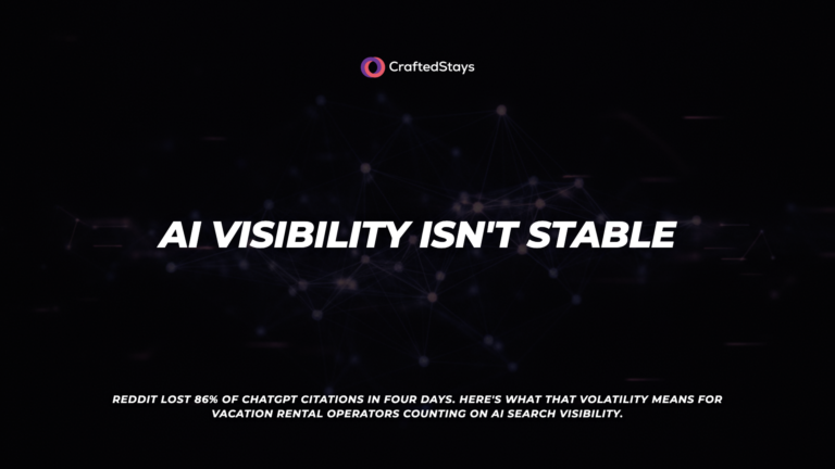 AI Search Visibility Can Drop 86% in Four Days (What That Means for Your Properties)