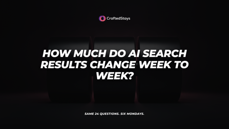 How Much Do AI Search Results Change Week to Week? We Asked the Same 24 Questions for Six Weeks
